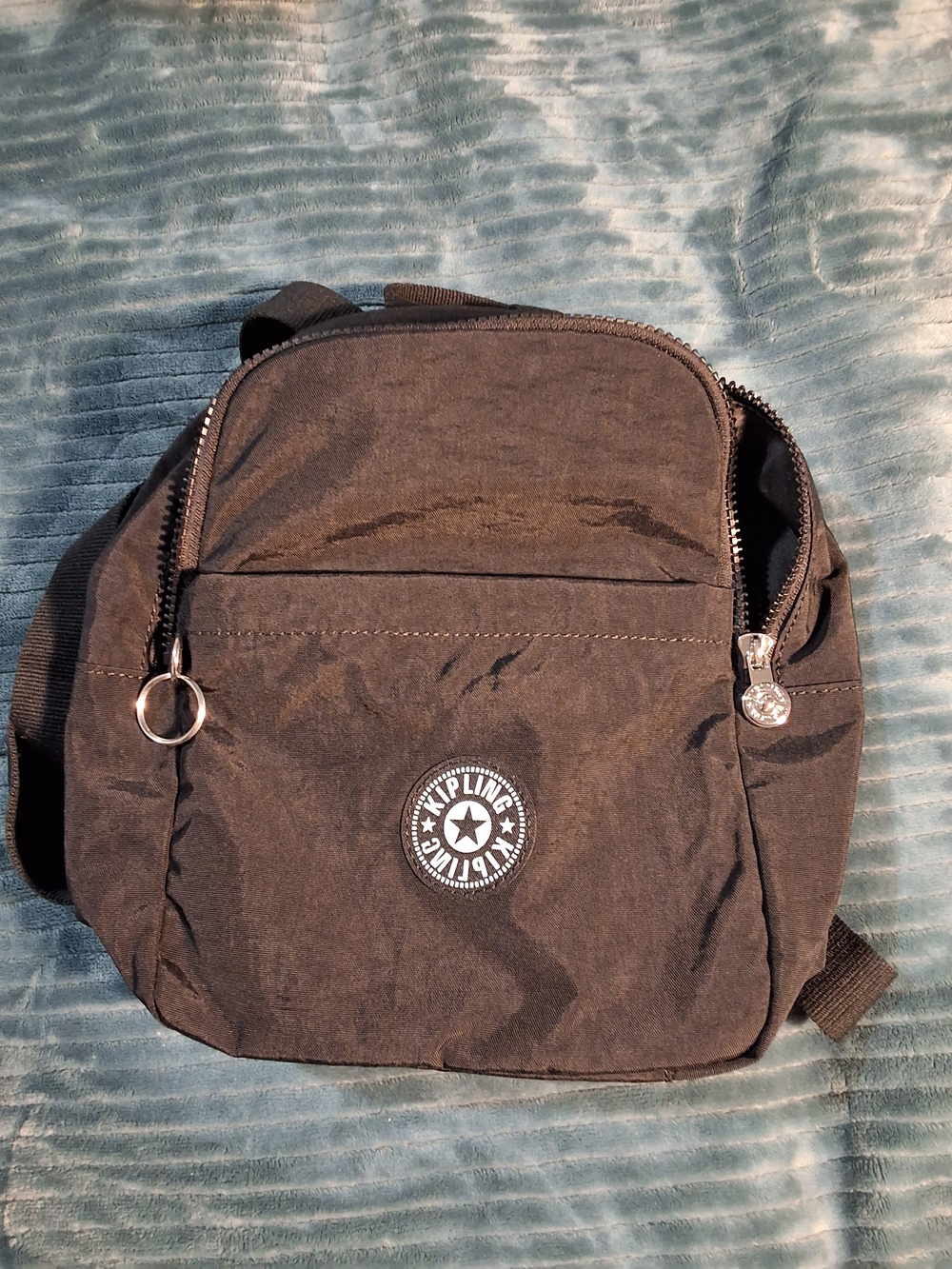 Kipling Marlee Mini Backpack Black Nylon Adjustable Straps Lightweight NWOT